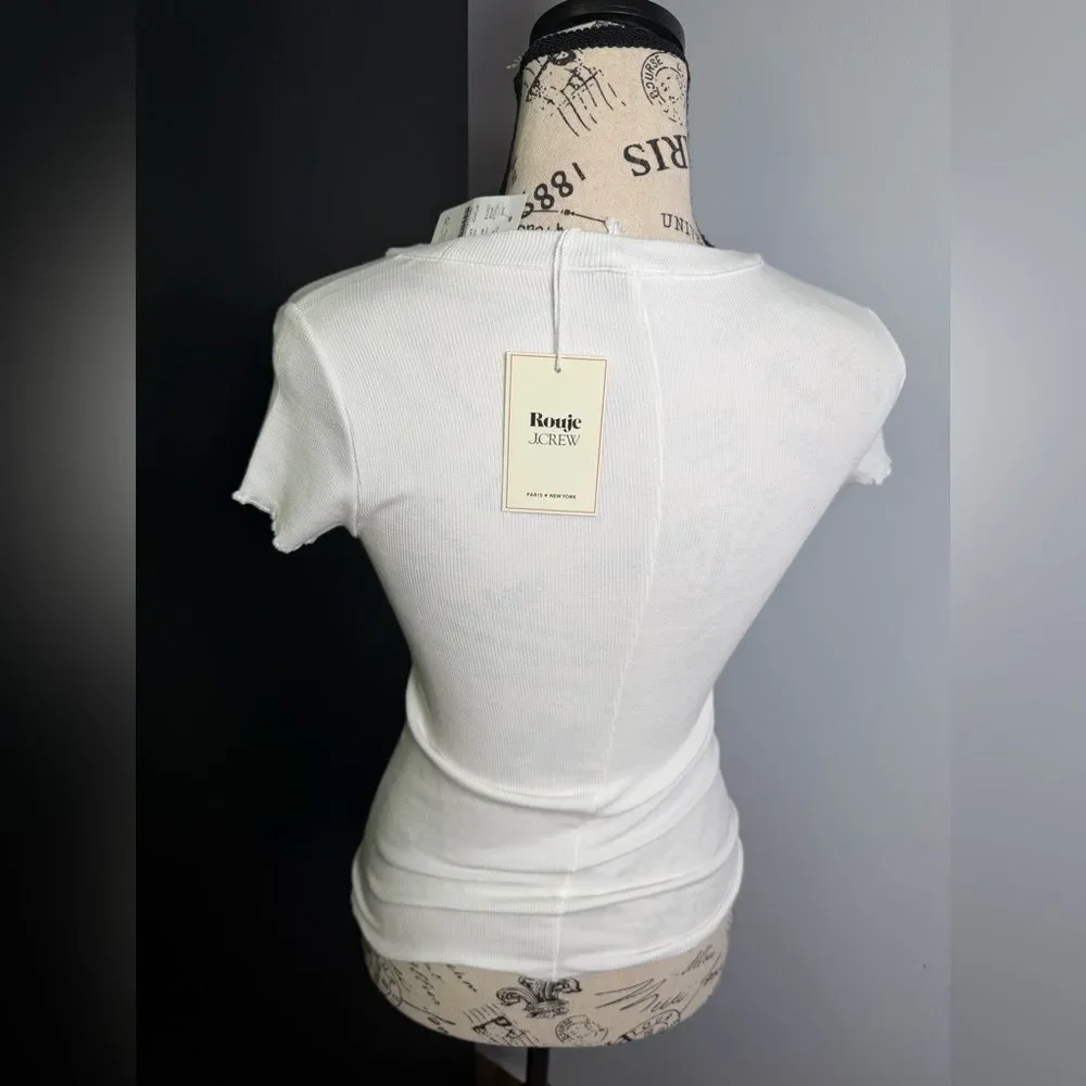 J.Crew Rouje X J.Crew Fleur T-shirt NWT Size XXS